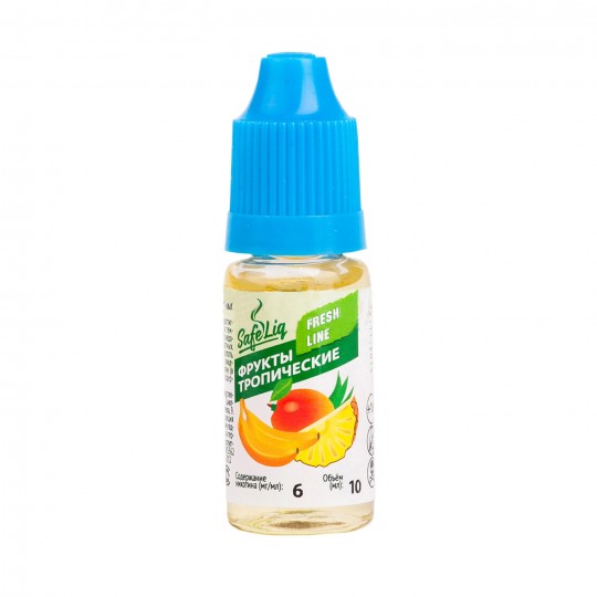 Жидкость для электронных сигарет Safeliq Тропический фрукт, 10 мл.